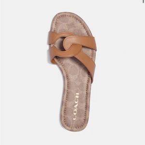 Brand new Coach Essie Sandals in Natural Color